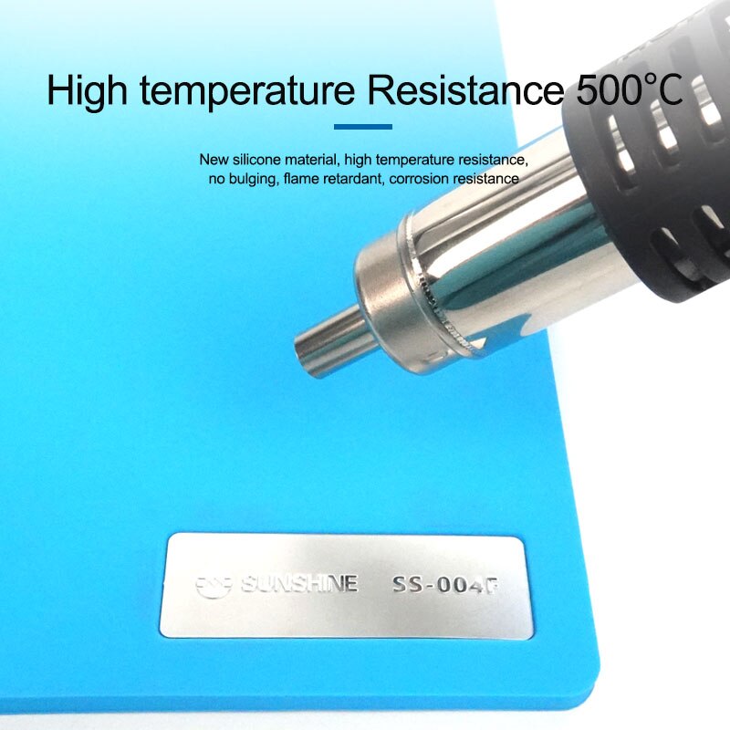 50*35cm Large Size Work Mat Heat-Resistant Silicone Repair Pad Maintenance Platform for BGA Soldering Rework Station